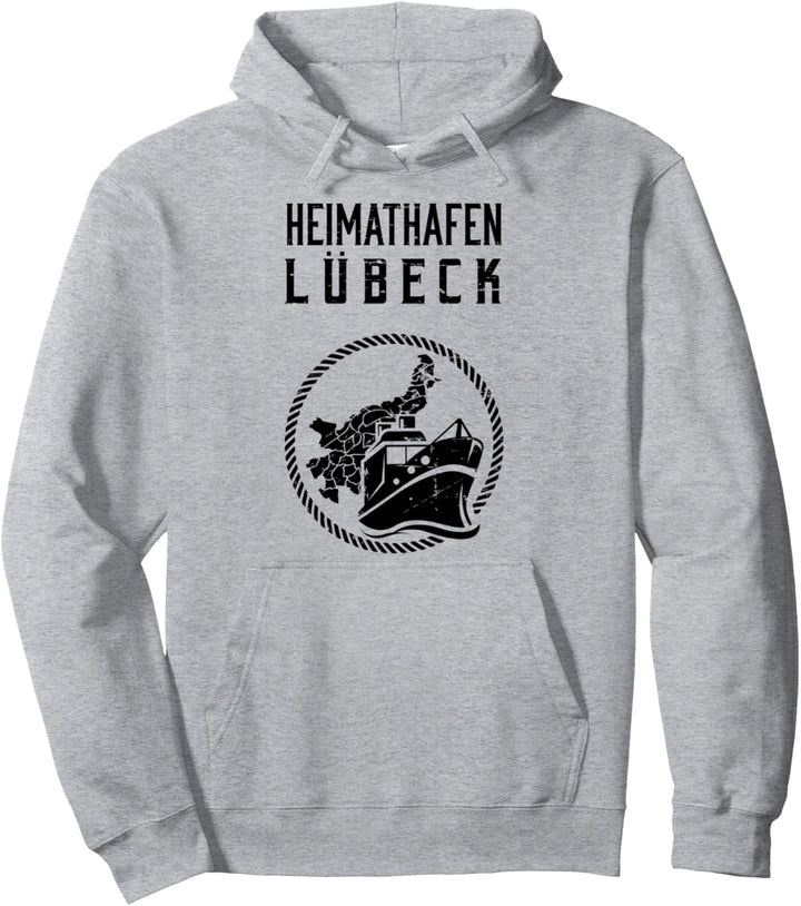 Heimathafen Lübeck Moin Lübecker Küste Ostsee Geschenk Pullover Hoodie