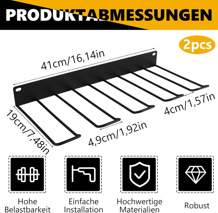 2 Pack Werkzeugspeicher für Elektrowerkzeug Organizer, Werkzeug Wandhalterung Organizer, Wandhalteru