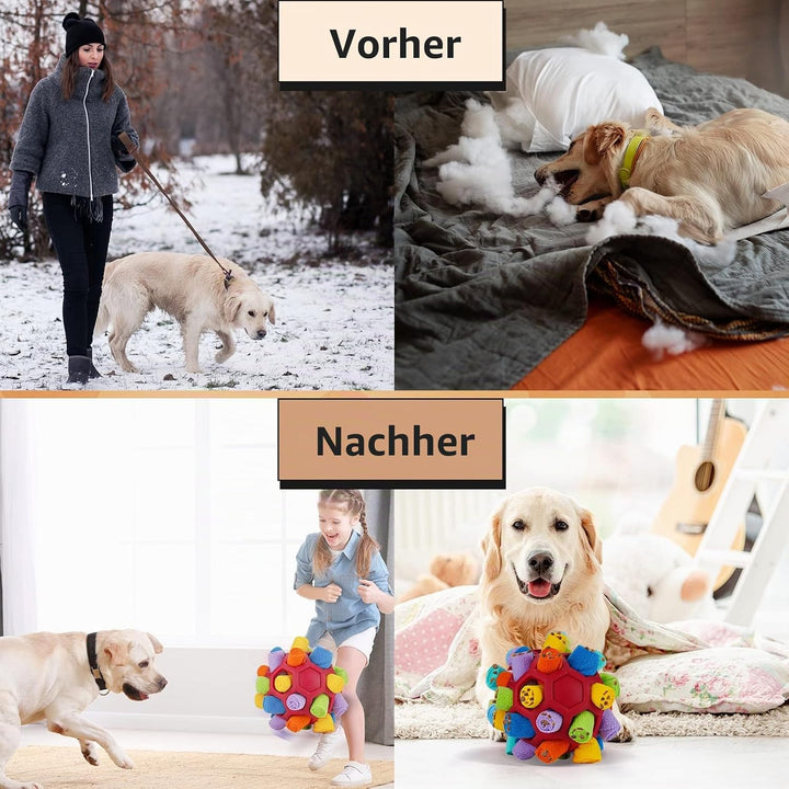 Schnüffelball für Hunde, Schnüffelteppich Schnüffelspielzeug Interaktive Hundespielzeug tragbarer Ha