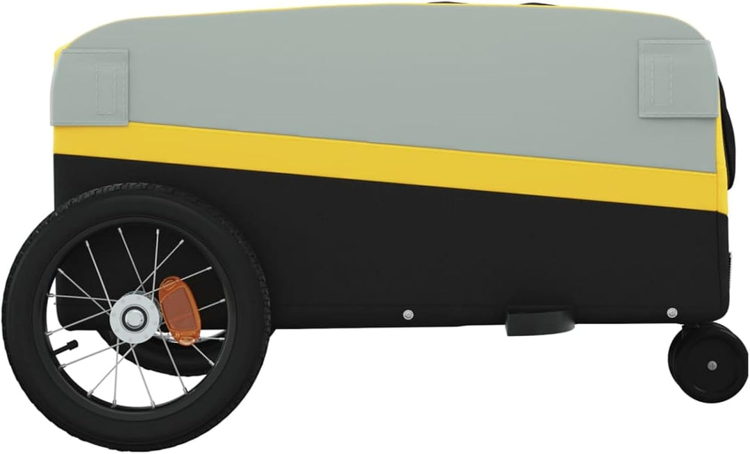 Fahrradanhänger 30kg Eisen Orange | Robustes Eisen, 30kg Zuladung, stabil Gelb, Gelb