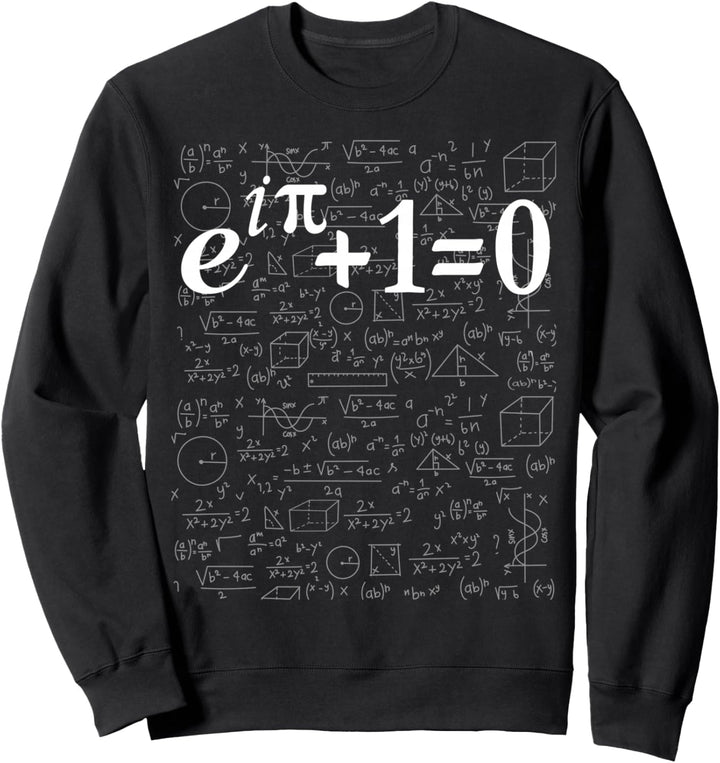Euler's Identity Math Science Fun Most Beautiful Equation Sweatshirt