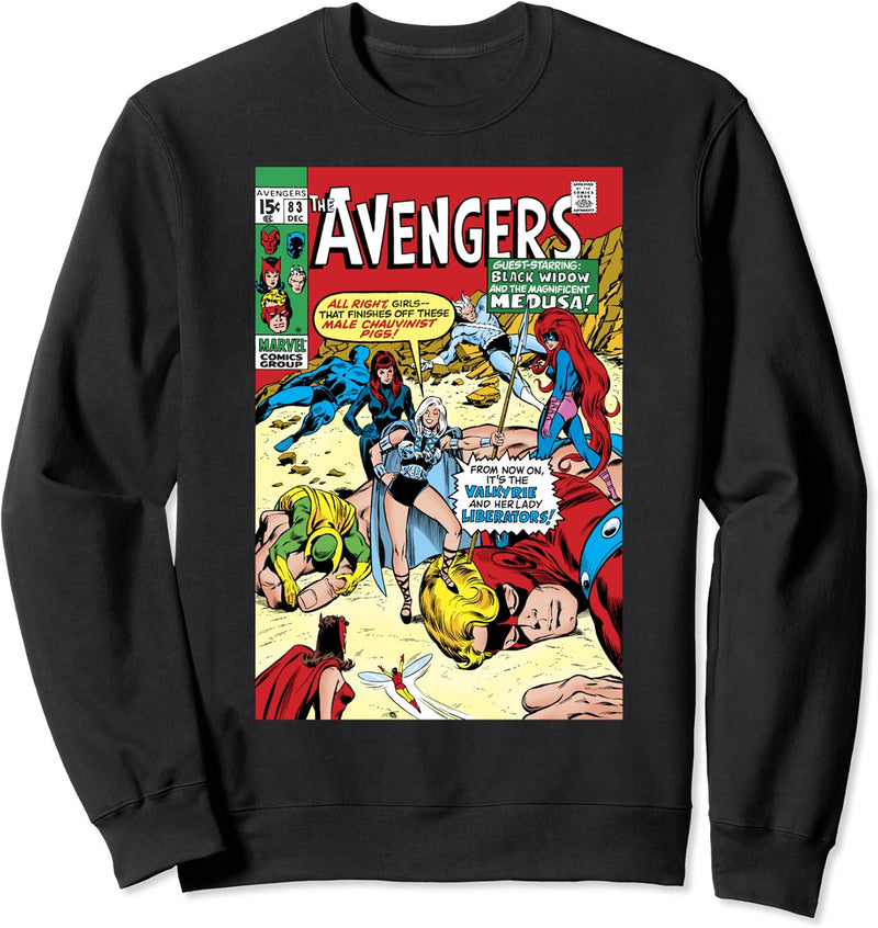 Marvel The Avengers Valkyrie And Her Lady Liberators Cover Sweatshirt