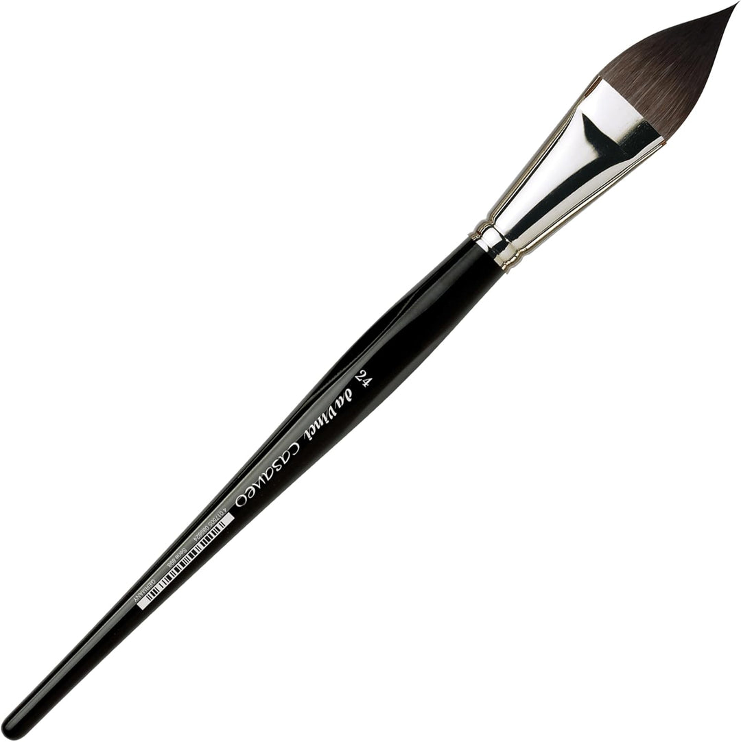 da Vinci Watercolor Serie 898 Casaneo Pinsel, oval, Spitze Waschung, New Wave Synthetik, Grösse 24 O