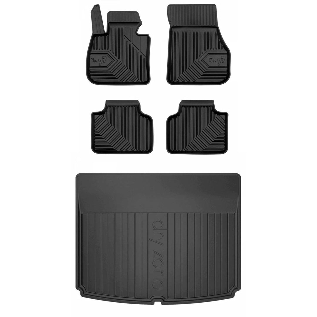 Satz Fussmatten und Gummimatte für BMW 2 F45 Active Tourer ab 2014