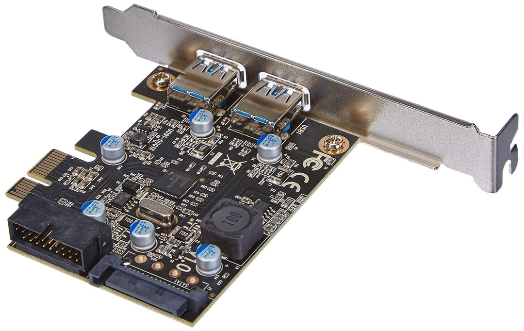 SilverStone SST-EC04-E - USB 3.0 PCI-E Erweiterungskarte, 15 pin SATA Stromanschluss, 1x USB 3.0 20-