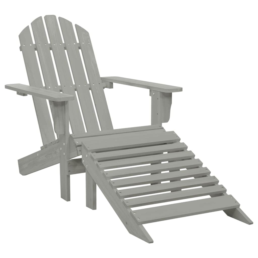 vidaXL Holz Gartensessel mit Fussstütze Deckchair Gartenstuhl Gartenliege Sonnenliege Sonnenliege Li