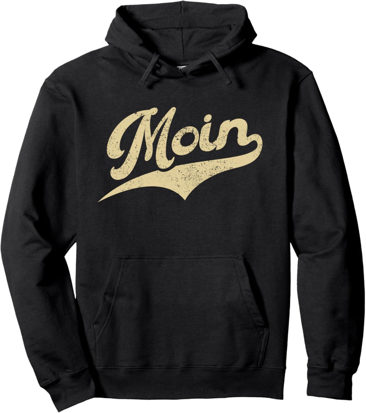 Moin Liebe Retro - Norddeutsche Sprüche & Plattdeutsch Pullover Hoodie