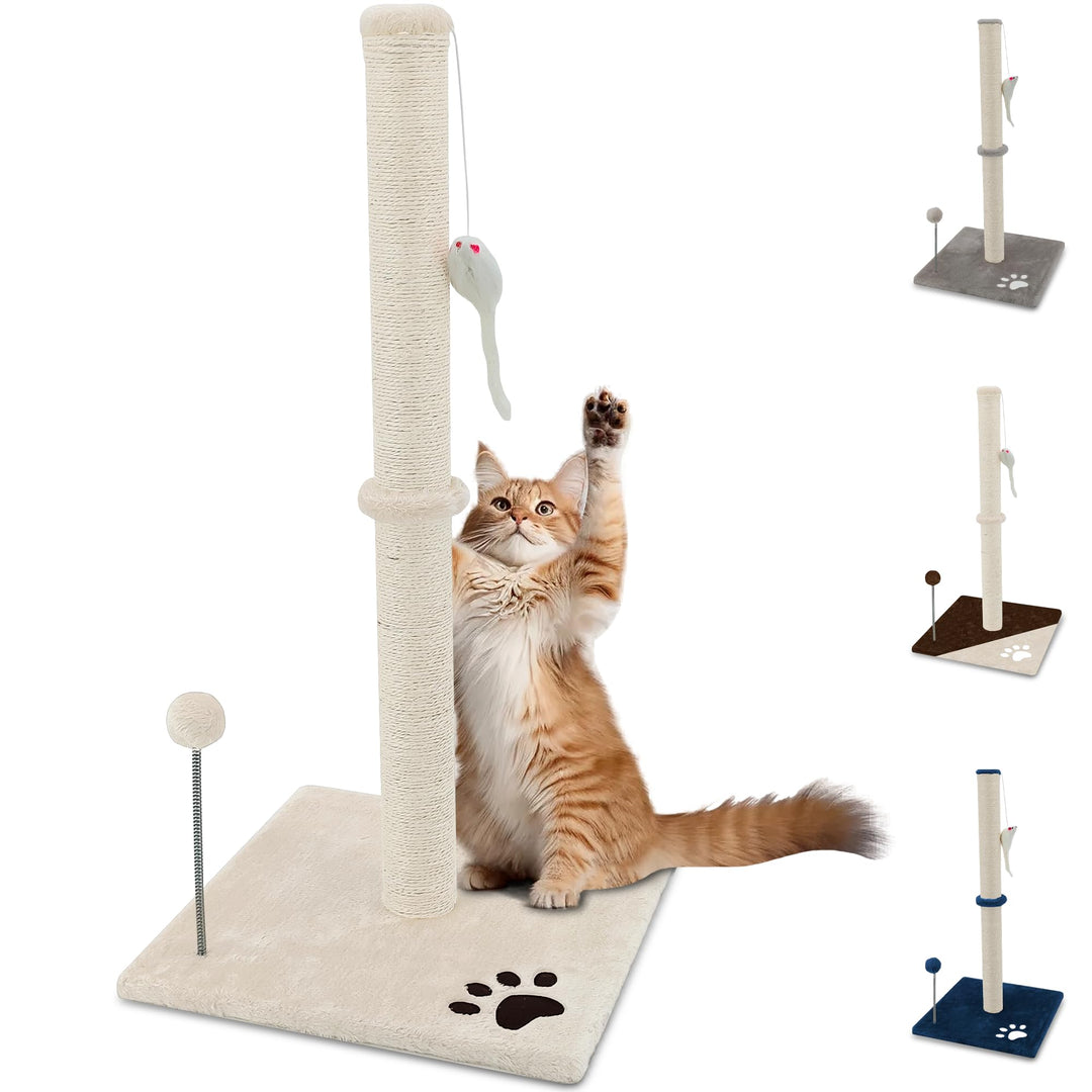 Beltom® Kratzbaum Katzenkratzbaum Kletterbaum. Katzenbaum Katzen Spielbaum, mit Zwinger 81,5 cm. - B