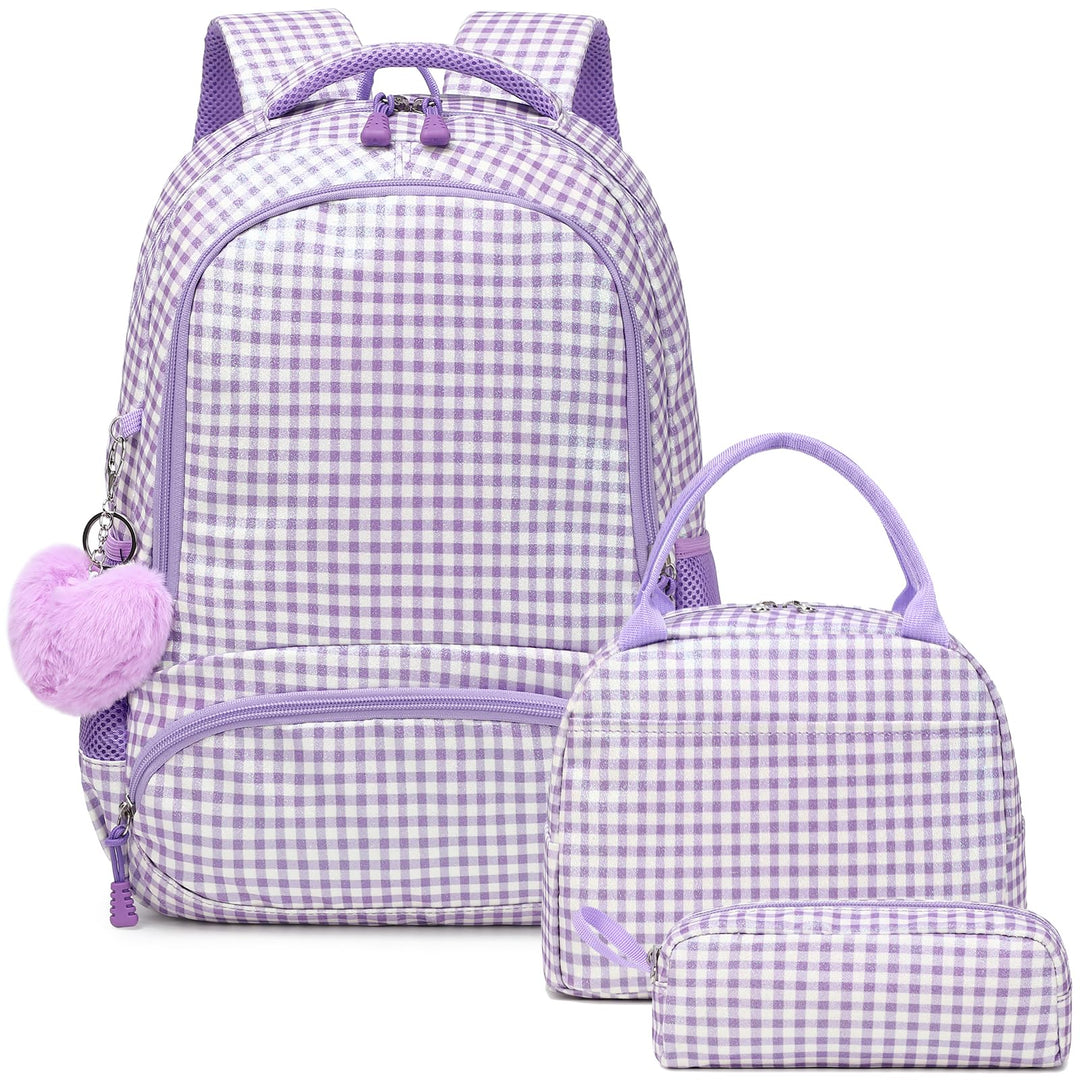 Schulrucksack Kinder Mädchen Grundschule Schultaschen Sets für Mädchen Kinderrucksack Daypack Gross