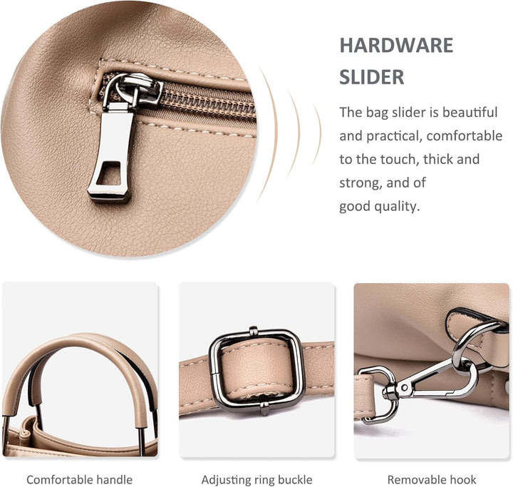 NICOLE & DORIS Designer Taschen Damen Elegante Handtasche Frauen Umhängetasche Einfach Schultertasch