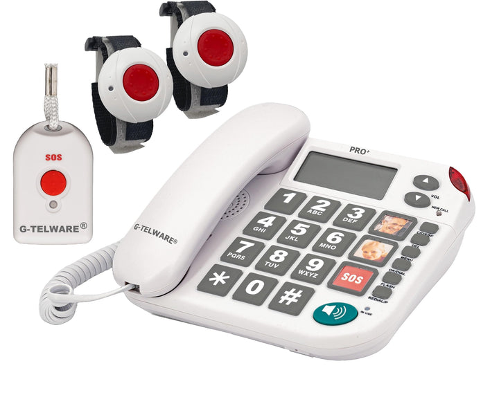 PRO+(G-TELWARE®)(Weltneuheit) Silence SOS Technik/SOSParam.einstellb./2023-2024er Modell Haus Notruf