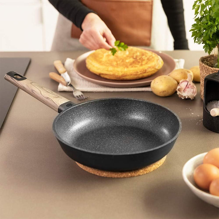 Cecotec Pfanne Polka Excellence 28 Bucket Force, Durchmesser 28 cm, Gegossenes Aluminium, Antihaftbe
