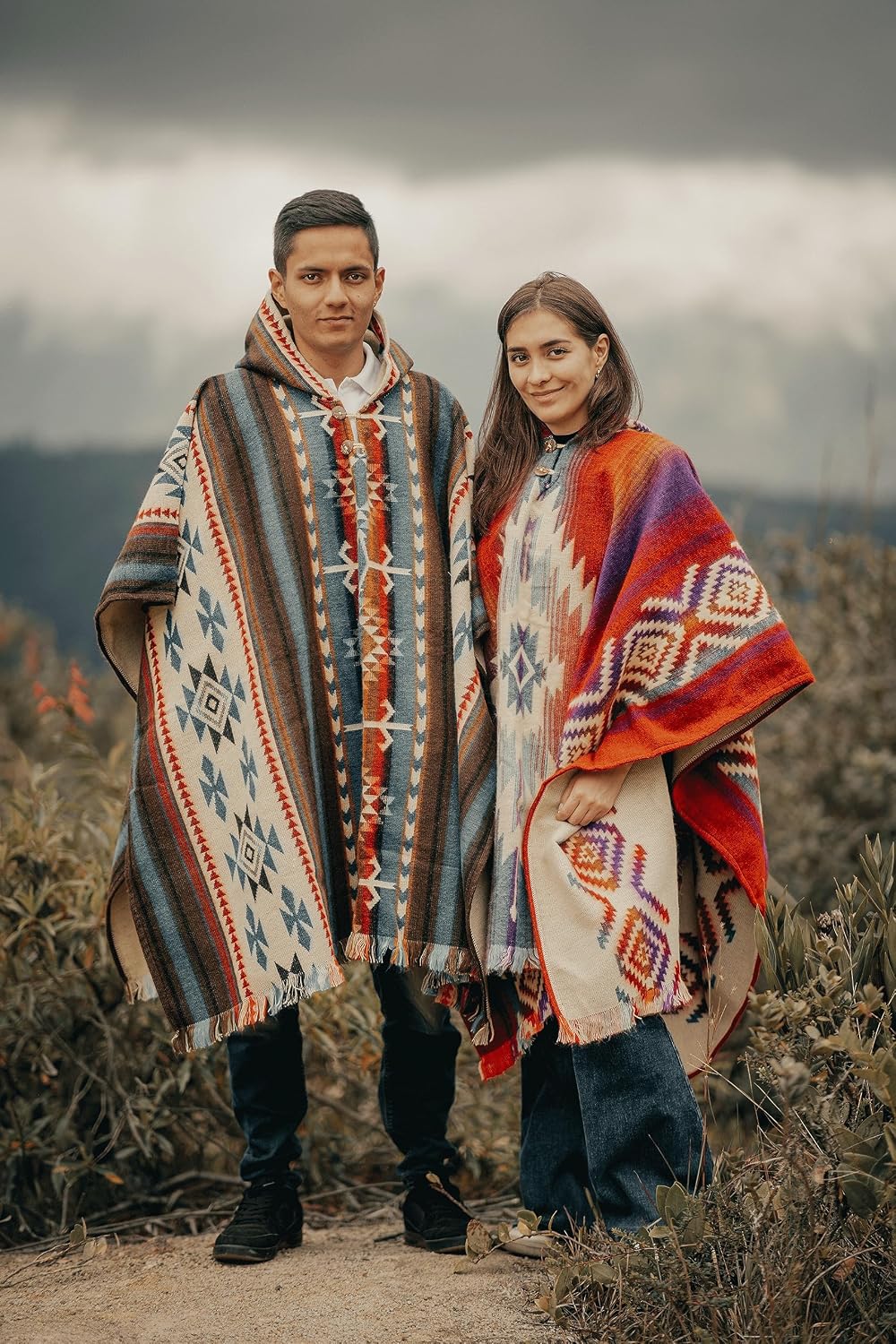 Alpaca World Damen Alpacaworld0004 Poncho (1er Pack) Einheitsgrösse Mehrfarbig, Einheitsgrösse Mehrf