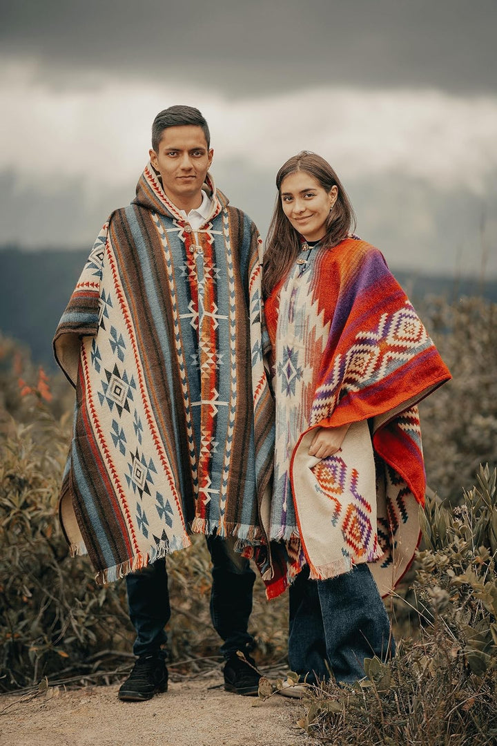 Alpaca World Damen Alpacaworld0004 Poncho (1er Pack) Einheitsgrösse Mehrfarbig, Einheitsgrösse Mehrf