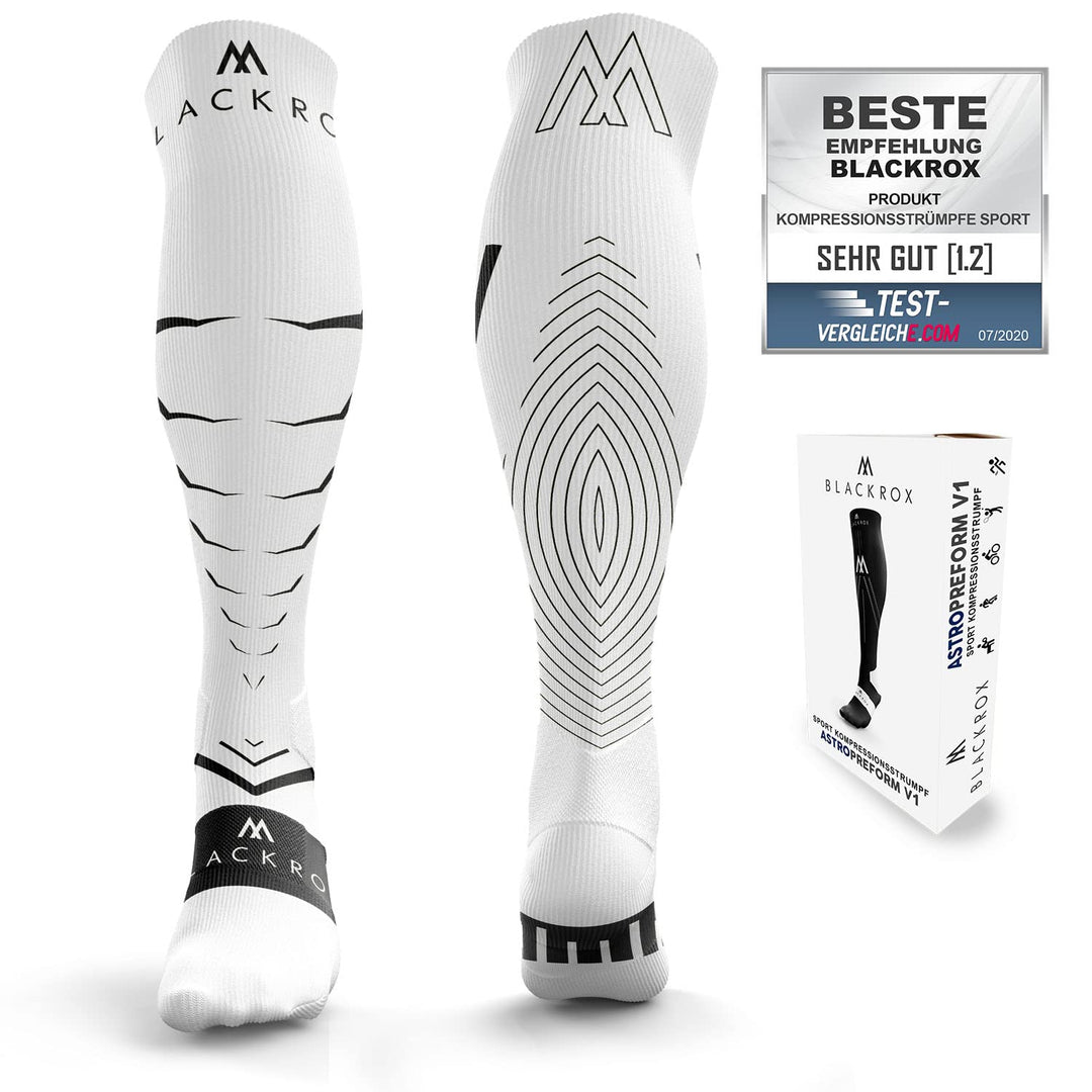BLACKROX Kompressionsstrümpfe Sport Astropreform Kompressionssocken Vergleichssieger Sportkompressio