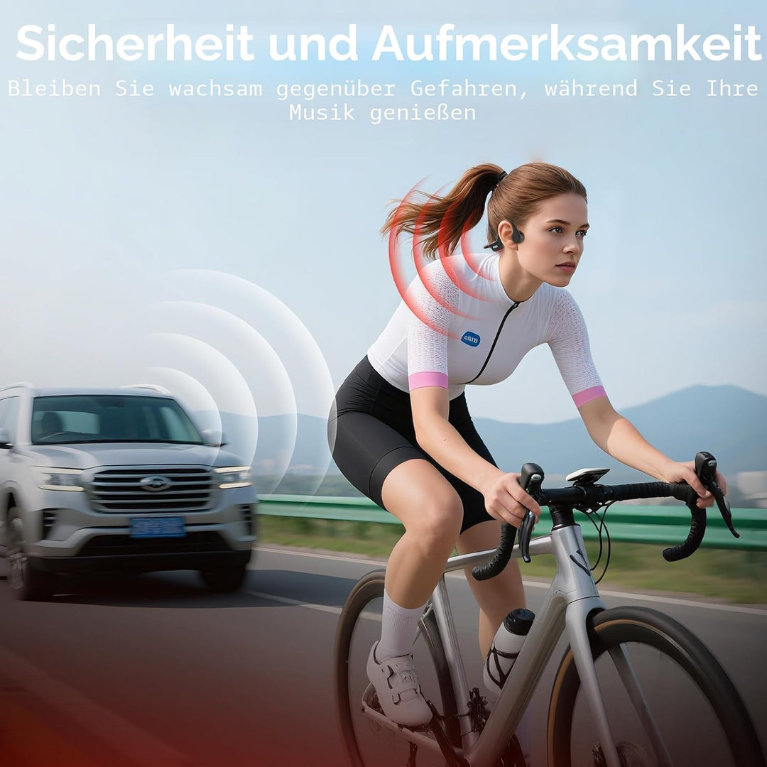 IFECCO Knochenschall Kopfhörer Schwimmen IP68 wasserdichte mit MP3 8GB | Open Ear KopfhöRer Bluetoot
