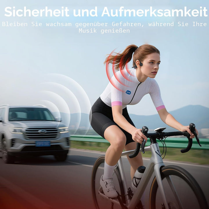 IFECCO Knochenschall Kopfhörer Schwimmen IP68 wasserdichte mit MP3 8GB | Open Ear KopfhöRer Bluetoot