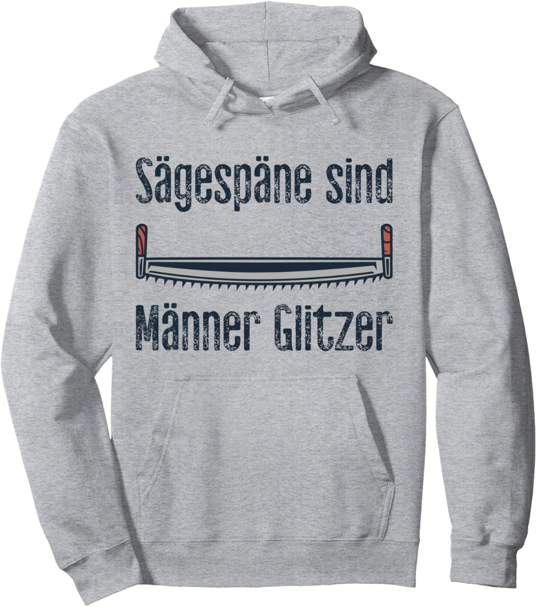 Sägespäne sind Männer Glitzer Pullover Hoodie