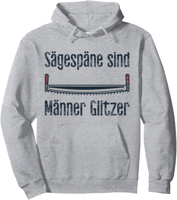 Sägespäne sind Männer Glitzer Pullover Hoodie