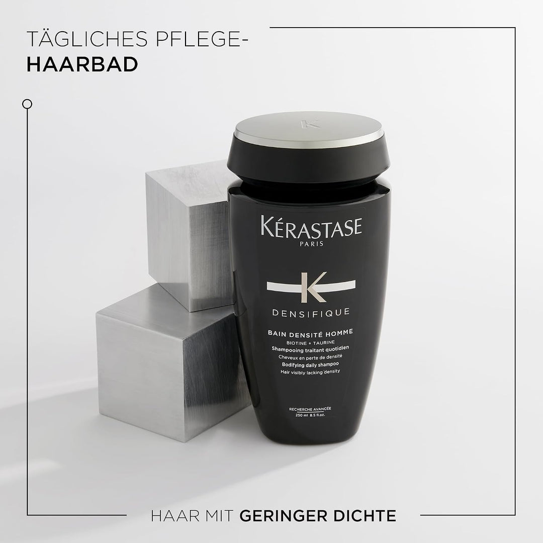 Kérastase | Shampoo für feines und dünnes Männerhaar, Verdichtendes Haarbad mit Biotin, Bain Densité
