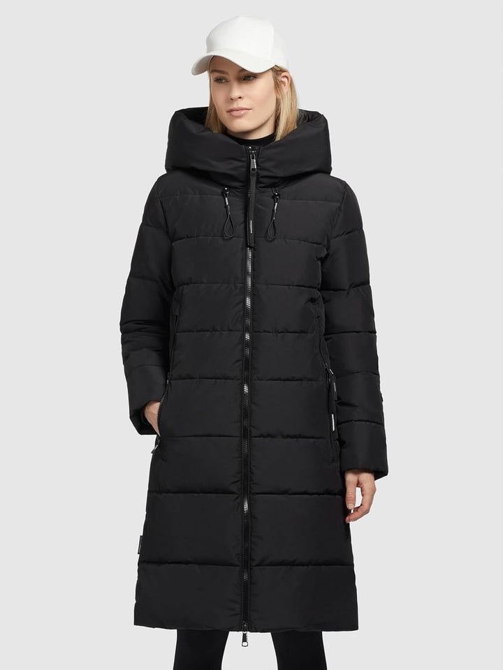 khujo - Damen - Wintermantel - Jilias 4 S 200 Black, S 200 Black