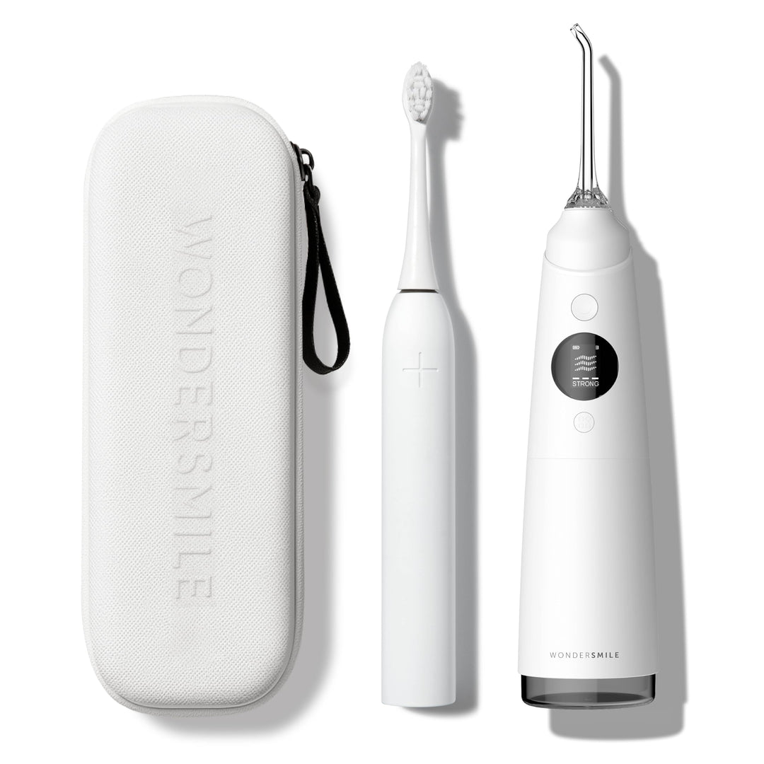 Wondersmile Munddusche PRO - Testsieger 2024-100 Tage risikofrei testen - SmoothFlow-Technologie für
