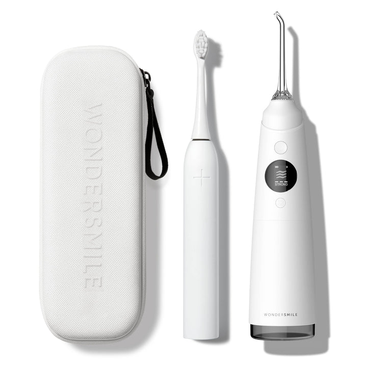 Wondersmile Munddusche PRO - Testsieger 2024-100 Tage risikofrei testen - SmoothFlow-Technologie für