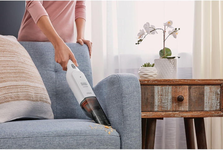 BLACK+DECKER Akku-Handstaubsauger Dustbuster Slim HLVC315B11 (12V, 1.5Ah, beutellos & kabellos, mit