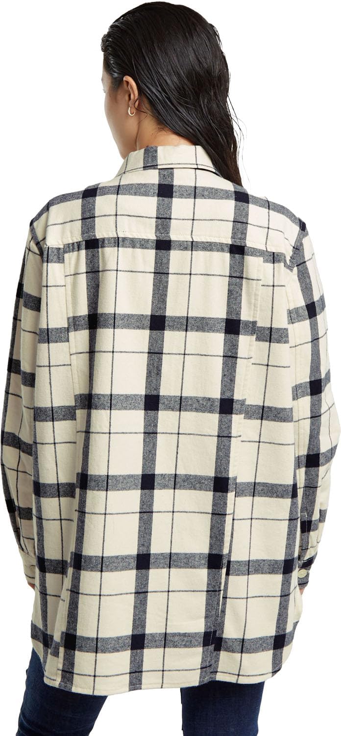 G-Star RAW Damen Boyfriend Overshirts XS Mehrfarben (Milk Remy Check D25222-d716-g790), XS Mehrfarbe