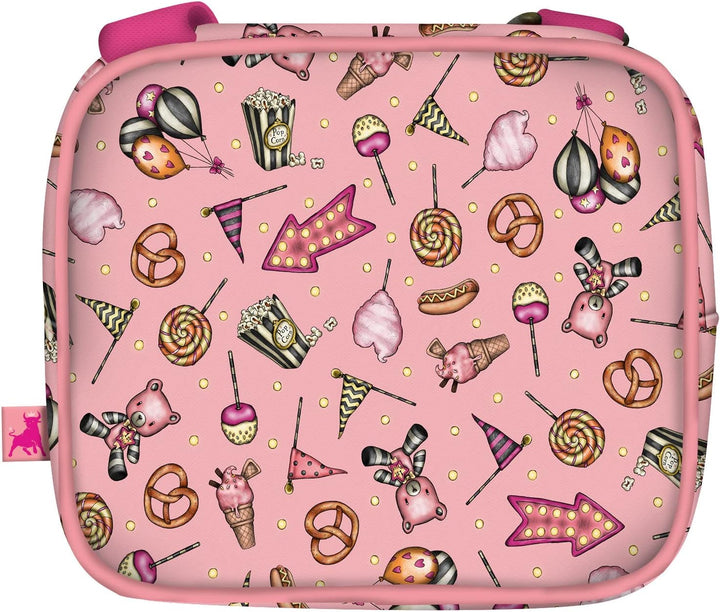 Santoro 1039GJ09 Gorjuss Fairground Mini-Umhängetasche Karussell, 16,5 x 15 x 6,5 cm, Rose