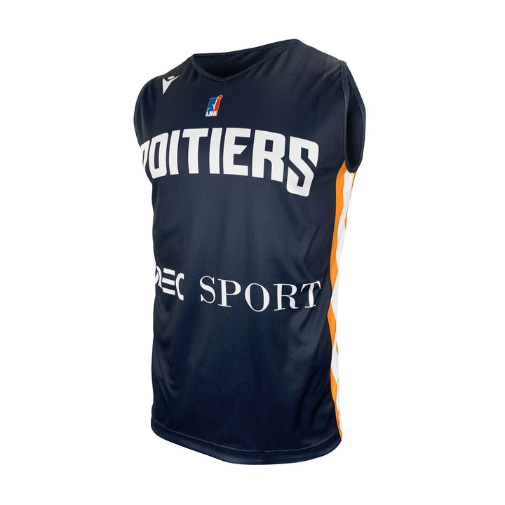Poitiers Basket 86 Unisex Poitiers Maillot Officiel Extérieur 2019-2020 Outdoor XL Blau, XL Blau