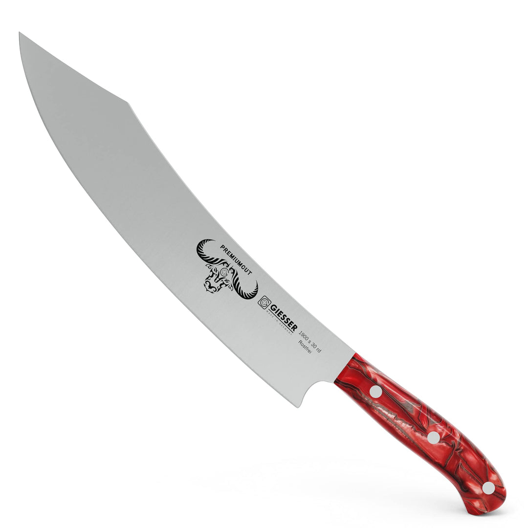 GIESSER 227793067 Premiumcut Barbecue-Messer, Red Diamond 30 cm Barbeque Red Diamond, 30 cm Barbeque