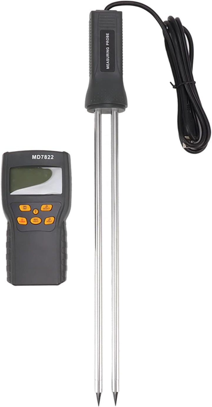 Okuyonic Feuchtigkeitsmesser, klares LCD-Display, fehlerfreier Feuchtigkeitsmesser für Lebensmittel,