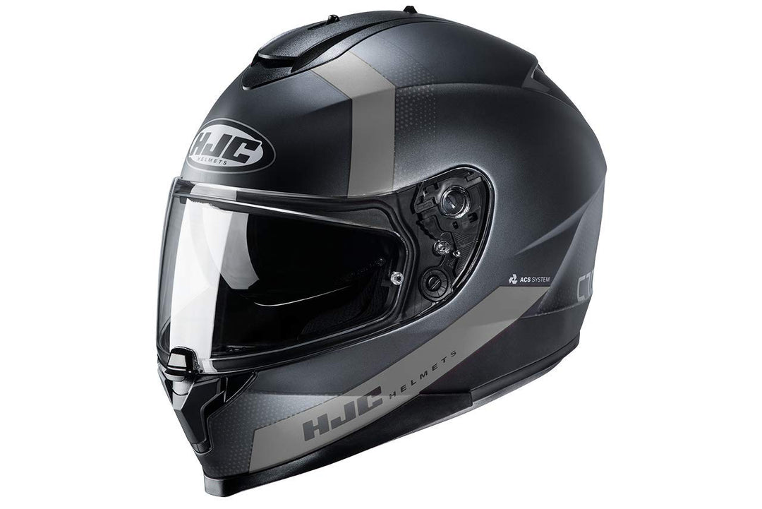 HJC, Integralhelm, C70 Eura MC5SF, XL XL schwarz gris, XL schwarz gris