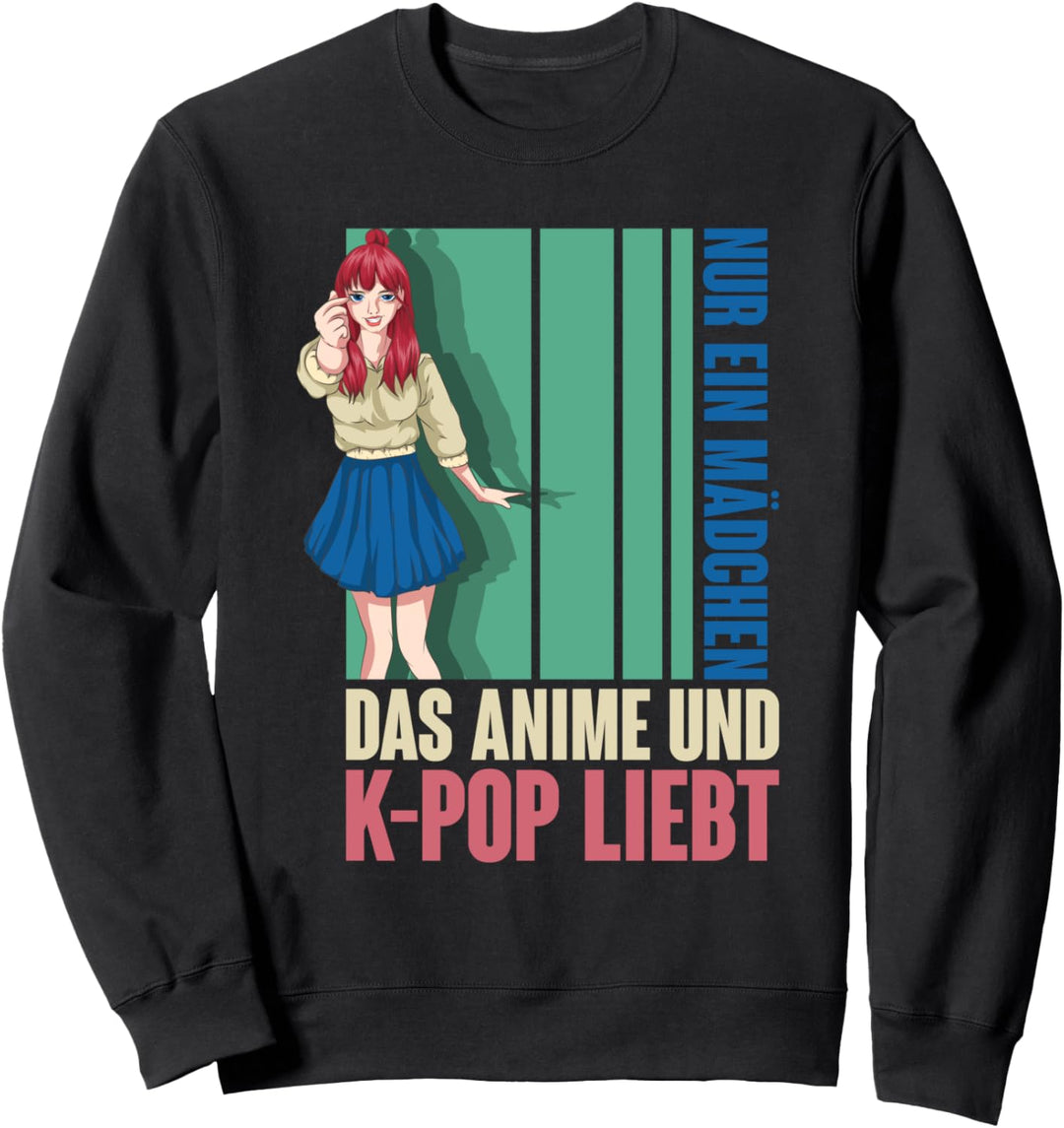 Japanischer Manga Otaku Koreanische Musik Kpop Anime Mädchen Sweatshirt