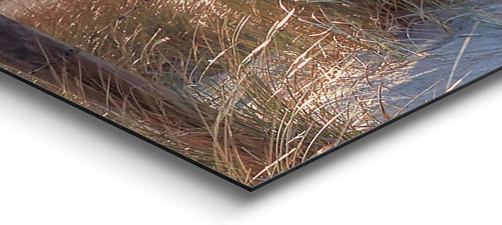 REINDERS Dünenweg Wandbild - MDF - 156 x 52 cm - Khaki