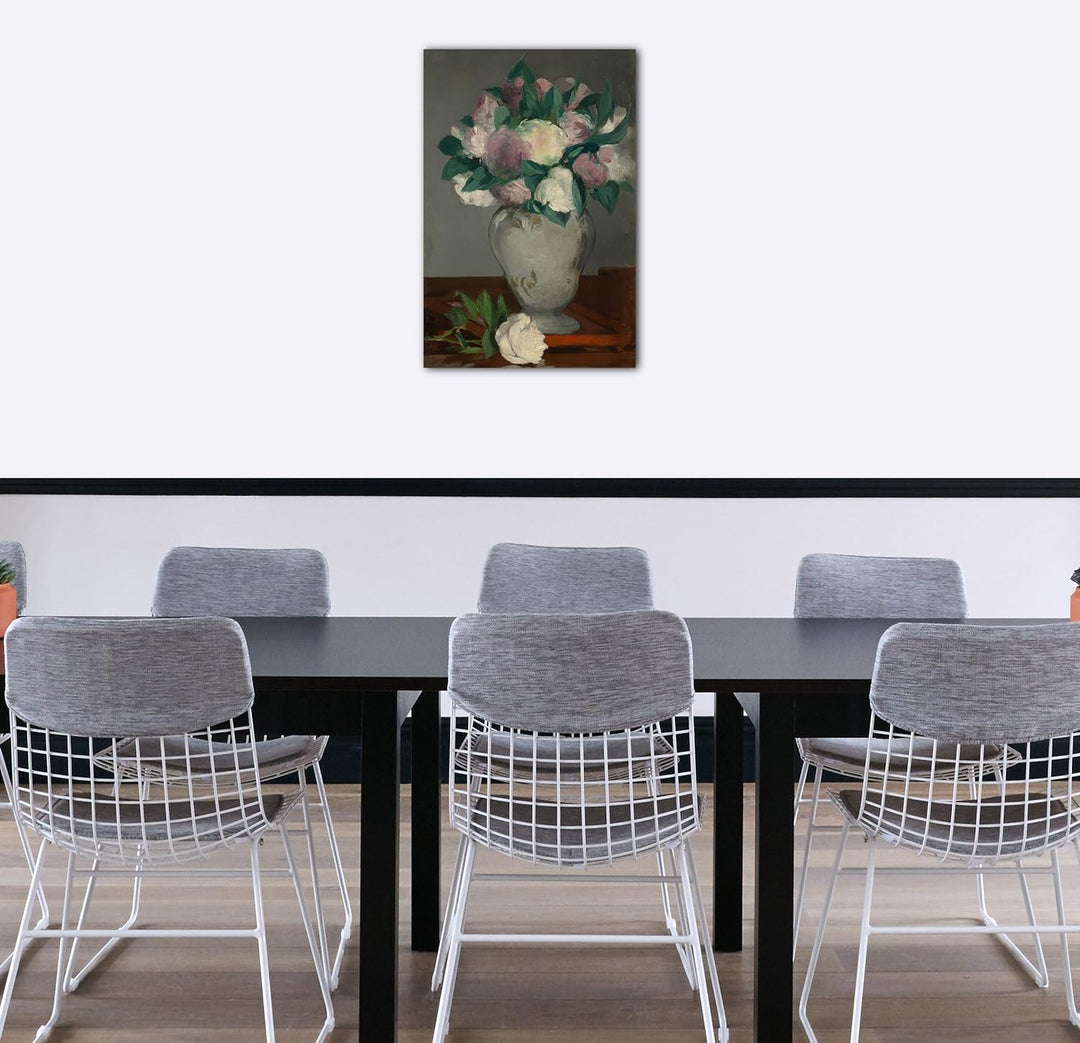 Printed Paintings Leinwand (70x100cm): Edouard Manet - Pfingstrosen 70x100 cm, 70x100 cm