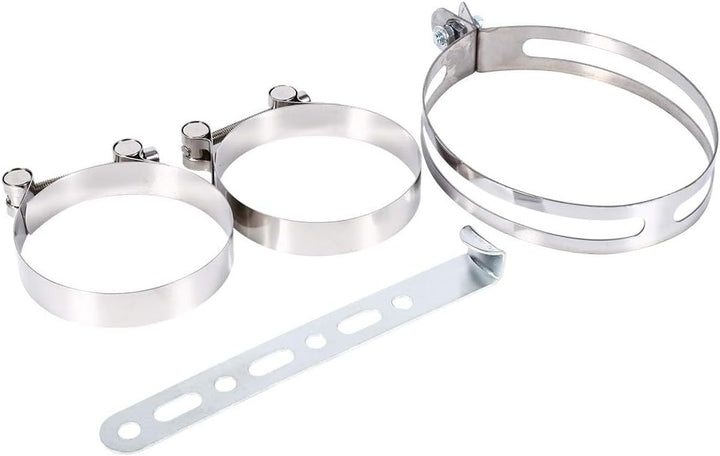 DEWIN Luftfilter,Ansaugluftfilter Universal Car 3" Kohlefaser Kaltluftfilter Kit mit Beiliegendem An