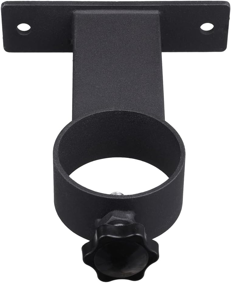 VANROUG 3 Stück schwarze Terrassen-Schirmhalter für den Aussenbereich, Klemmhalterung für Deckgeländ