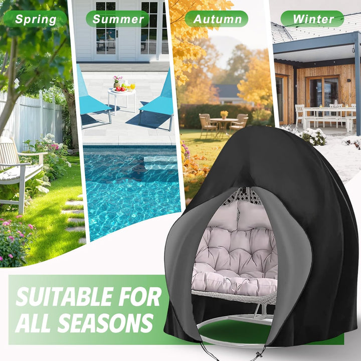 Hängesessel Abdeckung Hängestuhl Schutzhülle Ei-Stuhlbezug 210D | Outdoor Egg Chair Cover Wasserdich