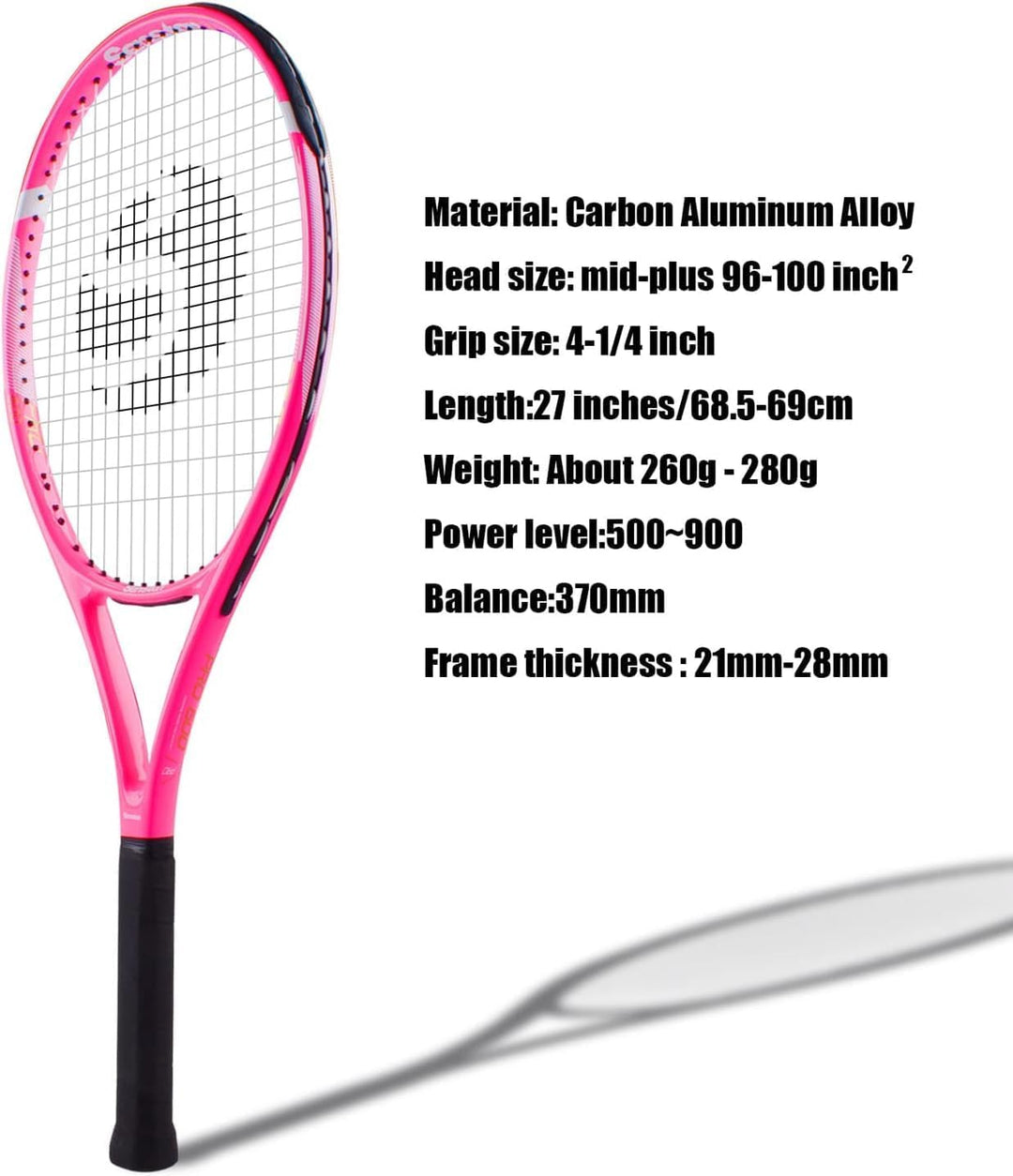 Senston Profi Tennisschläger Professioneller Training Tennis Schläger Set für Damen Herren mit Tenni