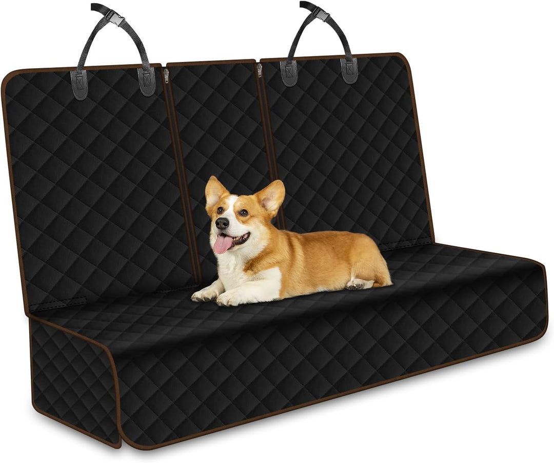 Lydonberg Hundedecke Auto Rückbank, Wasserdichter Anti-Rutsch Haustier Auto Sitz Protektor mit Armle