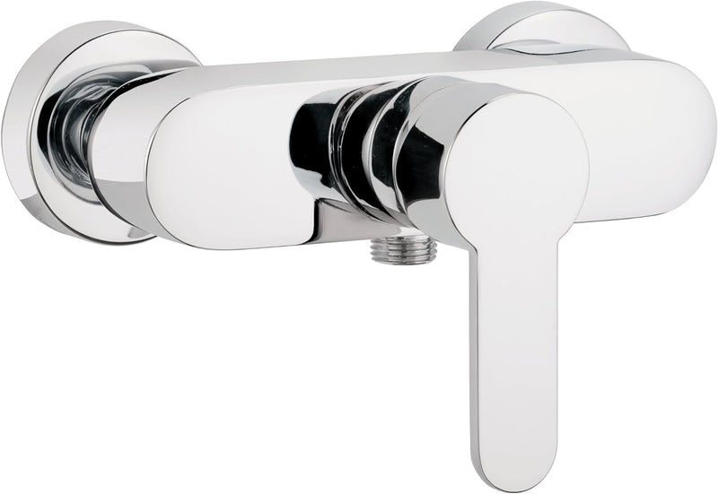 aquaSu® Einhandmischer Sanmix Style für Brause | Chrom | Wasserhahn | Einhebelmischer Chrom | Sanmix
