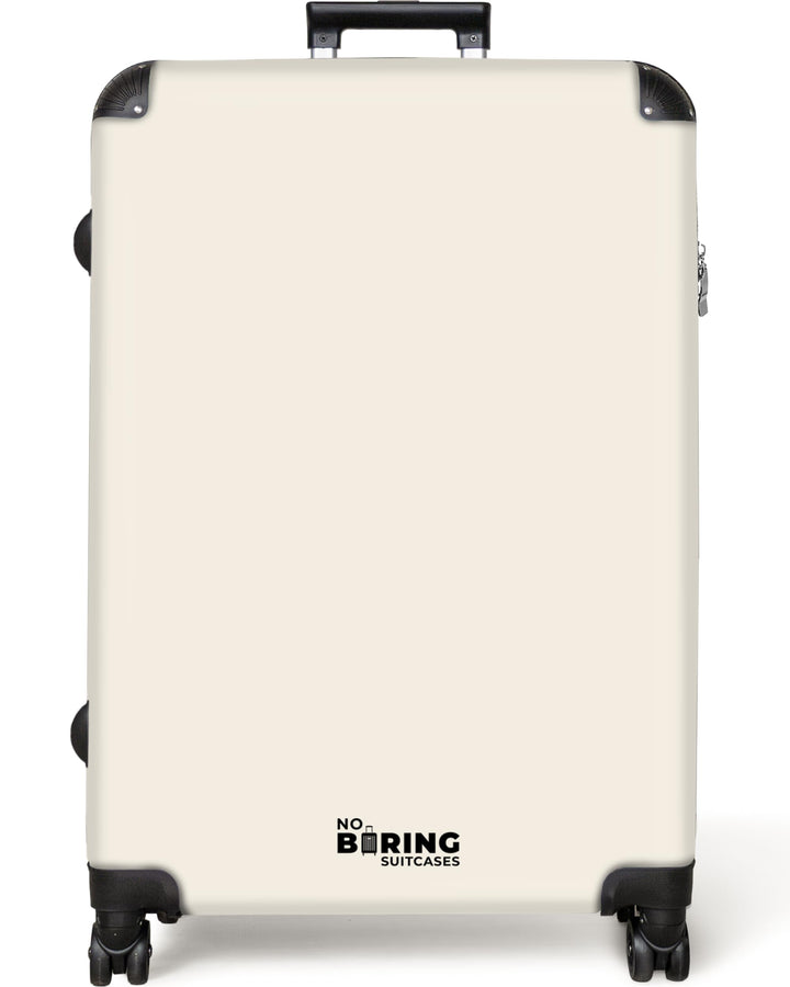 NoBoringSuitcases.com® Koffer XL Gross 77x51.5x28 cm Reisekoffer mit 4 Rollen Leicht Trolley Hartsch