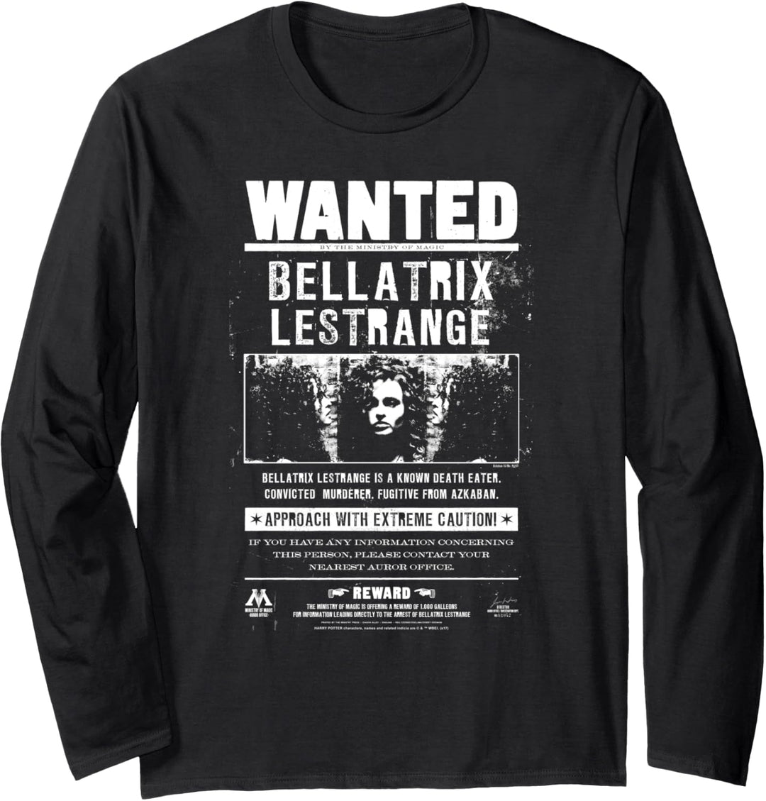 Harry Potter Wanted Bellatrix Langarmshirt