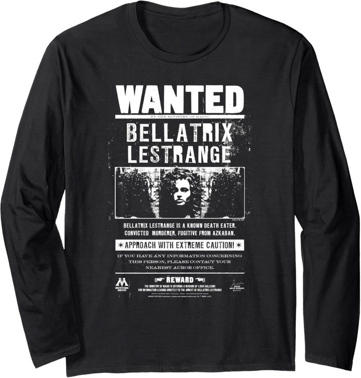 Harry Potter Wanted Bellatrix Langarmshirt