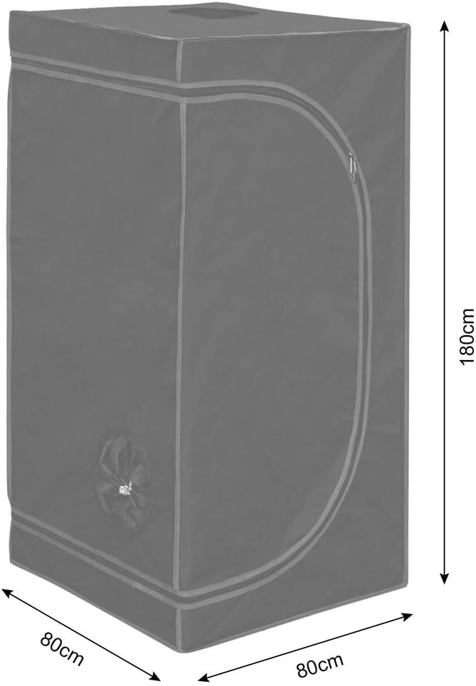 Kingpower Grow Box Grow Zelt für Pflanzen Growbox Gewächshaus Garten Anzucht Mini Gemüse Kräuter Sch