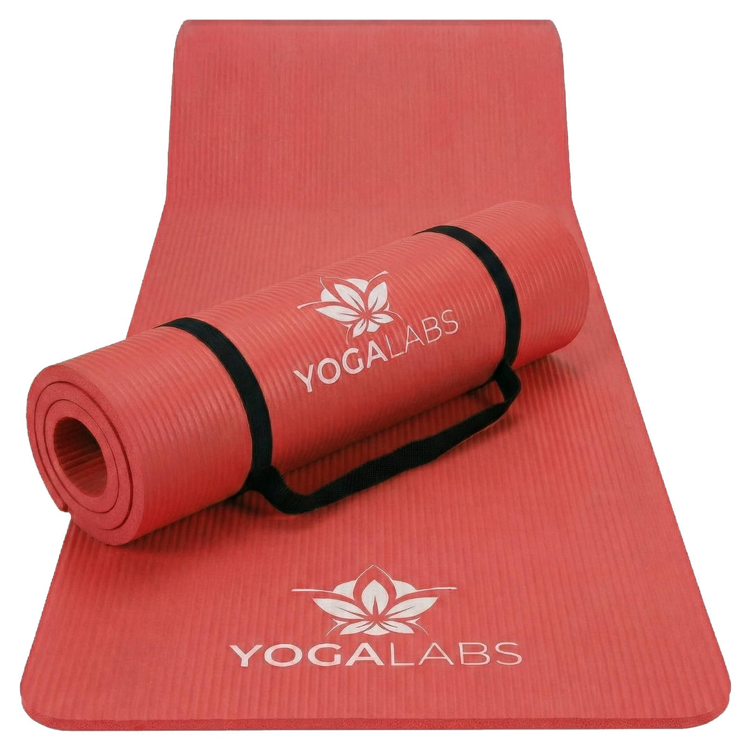 NRB Yogamatte 183 x 61 x 1,5 cm extra dick – Rutschfeste Fitnessmatte &amp; Gymnastikmatte – Gelenkschon
