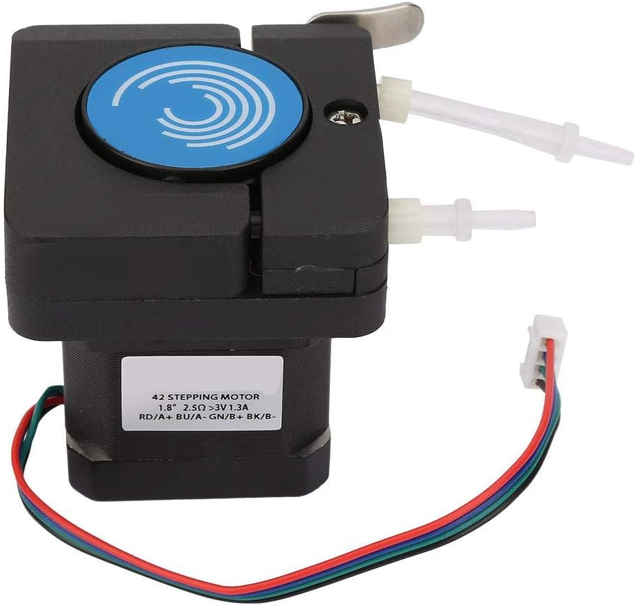 Keenso Mikro Peristaltische Pumpe Kit, 12-24V Grosser Fluss Mini Peristaltikpumpe Anti -Korrosion pe