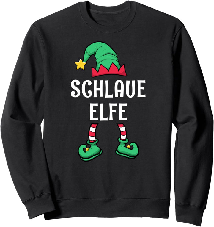 Schlaue Elfe Partnerlook Familien Outfit Frauen Weihnachten Sweatshirt